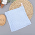 WEBGGER 5 Pack 12x12 inches Baby Washcloths Natural Cotton Kids Wipes Soft Newborn Baby Face Towel Shower Cloth