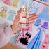Daniel Axel 4-7 Set Magnetic Dress Up Paper Doll,Magnet Princess Dress Up Dolls for Girls Ages Kids,Travel Activities