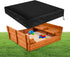 Sandbox Cover,Waterproof Square Sand Box Covers,500D Heavy Duty Outdoor Coveri Fits Sand