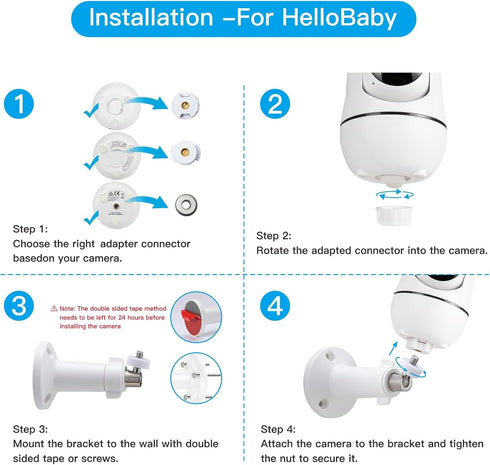 FFSTARYM HB40/HB65/HB65TX/HB6550/HB6550 Pro/HB66/HB66 Pro/HB6339/HB6081/ANMEATE SM935E, 1/4 Adjustable Baby Monitor