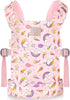 GAGAKU Baby Doll Carrier for Kids, Reborn Baby Carrier with Adjustable Straps for American Girl Doll, Pink