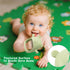 Powerwan 3-12 Baby Fruit Feeder with Popsicle Mold Cute Teething Toys Silicone Teethers for Babies Months for Baby