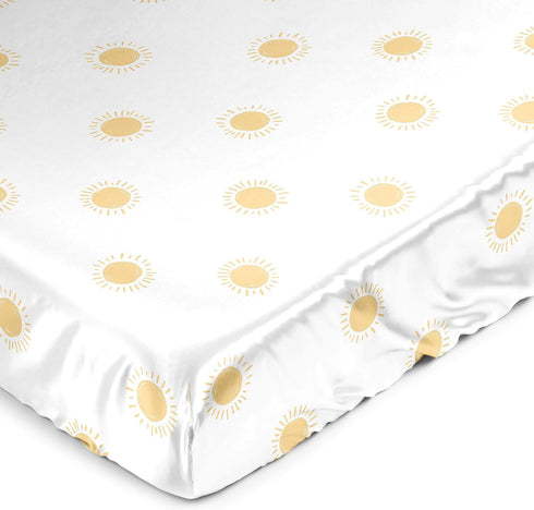 Sweet Jojo Designs White and Yellow Boho Sun Boy Girl Unisex/Gender Neutral
