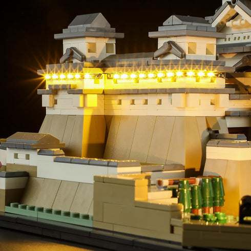 BRIKSMAX LED Lighting Kit for LEGO 21060 Himeji Castle - Compatible with Lego Architecture Building Set