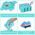 Set, 3-5 3 4 5 6 Puzzle Track Car Play Plastic Puzzles for Kids Ages with Vehicles, Electric Trolley Puzzle, Car Tracks
