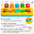 Hieoby 1 9-12-18 1-2 Interactive Pop up Animal Toys with Music & Light, Montessori Cause and Effect Toys for Year Old