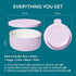 (Set 4) Pandaloo Porcelain Kids Bowls with Removable Silicone Sleeve & Lid Strong Suction Base, Microwave & Dishwasher