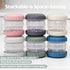 12 Set 4oz WEESPROUT Leakproof Baby Food Storage | Container | BPA Free Small Plastic Containers with Lids | Lock