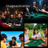 LAGEBONA Set, Waterproof Deck of CardsGift Playing CardsPoker Men Pool Poker Cards (Black Diamond)