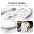 Bubbyhuts 100% Tummy Infant Support Cushion-Breathable and Soft Organic Cotton, Portable Time Mat with Removable