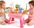 Mobelixy 3+ Upgraded Toddler Sand Water Table Toy with Electric Water Pump, Kids Sand Water with Faucet/Play Food