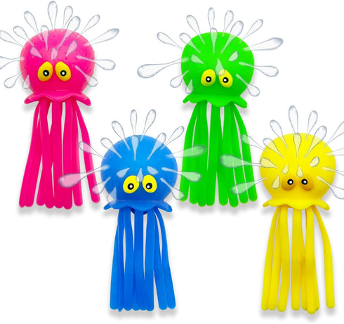 Eutreec Octopus Water Balls, Pack of 4 Pool Floating Toys Baby Bath Toys
