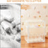 Countertop 2 Baby Bottle Storage Organizer for Cabinet, Tiers Nursery Clear Acrylic Bottles Station Organizers