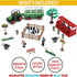 Liberty Imports Dairy Farming Toys Set with 23 Pieces, Farm Animals, Figures, and Accessories for Kids