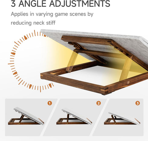 3 1000 Tektalk Foldable Jigsaw Puzzle Board with Angle Adjustable Bracket/Stand, Lightweight Portable Puzzle Mat
