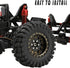 RC 1.2in Beadlock Tires 62 * 24mm for 1/18 Trx4m, 1/24 SCX24 FCX24, Soft Sticky Rubber Tires, 4PCS (Style A)