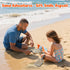 2 2 PCS Beach Mesh Shovel Sand Sifters with PCS Mesh Beach Bag, Shark Tooth Sifter for Shell Collecting, Filter Sand