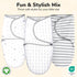 Mama Cheetah Organic Baby Swaddle Blanket, Adjustable Newborn Sleep Sacks, Easy Swaddles for Boys and Girls 0-3 Months,