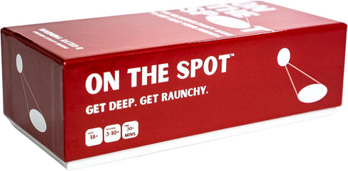 On The Spot: The Hilarious Party Game to Hot Seat Friends | 500 Deep & Raunchy Cards for Bachelorette Parties