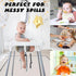 3 47''x47'' Wenqik Pcs Waterproof Washable Baby Splat Mat for Under High Chair Mat Clear Plastic Floor Protector Splash