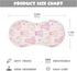 decor gift 4 Pack 22x11in Cotton Burp Cloths Muslin Soft Touch Cute Spooky Halloween Bow Ghosts Baby spit up Cloth