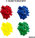 Barcaloo 400 Piece Wheels and Axles Set, Building Bricks Car Parts Kit