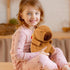 Capybara Plush 9 Inch Stuffed Animal, Cute Capybara Toy with Hamburger Backpack, Gift for Kids