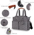 MEYTEILAY Diaper Bag Tote Large Multi-Function Baby Changing Bag for Mom with Changing Station Travel Nappy Bag