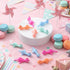 Poen 400 3.94" Pcs Slingshot Chicken Party Favors Flying Chicken Stretchy Rubber Flick Chicks Shooting Game Activity
