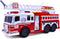 VEBO Fire Truck Motorized with Lights, Siren Sound, Working Water Pump, Rotating Rescue Ladder, Electric Fun Size 15"