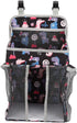 ZJchao Hanging Diaper , Multi-Pocket Nursery Storage Bag for Crib, Changing Table & Bassinet Easy-Clip, Space-Saving