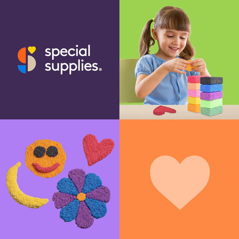 Special Supplies Fun Foam Modeling Beads Play Kit, Children’s Educational Clay for Arts Crafts (10)