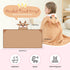 Cozy, Children(50"x30") Style Quarters Brown Elk Hooded Towel for Kids Soft, Absorbent Cotton, Embroidered Baby Bath