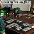 4 Pcs Card Game Mats 24 x 14 Inch - Smooth Playing Card Mat for Tabletop Games