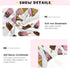Emelivor White-1 Dessert Ice Cream Baby Crib Sheets for Boys Girls Fitted Crib Sheet Breathable Crib Mattress Sheet