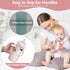 2 Pack 8 oz, Silicone Sleeves with Easy-Grip Handle for Avent Natural Glass Bottles, Anti Breakage Baby Bottle Holder