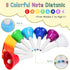 Hand Bells - 8 Note Musical Handbells Set with 10 Songbook, Percussion Instrument for Toddlers and Children
