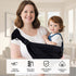 45 lbs, Plus Size Baby Sling Carrier - Baby Carrier Extended Adjustable Design for Larger Kids, Breathable Anti-Slip