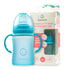 3-in-1 1-3 5 oz) Glass Sippy Cups for Toddlers | Silicone Coated Baby Sippy Cup | Non-Toxic Transition Sippy Cup
