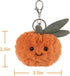 Apricot Lamb Orange Cute Keychain, Soft Plush Stuffed Toys for Kids’ Backpack, Purse