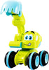 Friction Powered Trucks for 2 Year Old Boys, 4 Cartoon Construction Vehicles, Push & Go Cars Set