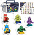 3-5 Set 3 4 5 6 7 TEMI Magnet Robot Toy for Kids Years Old - Monster Magnet Toys Stacking Transform Toys with Storage