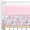 Crib Sheets Girl 2 Pack Set, Toddler Bed Sheets Set, Floral Print Fitted for Standard Crib & Toddler Mattress