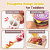 Set Wooden Play Food for Kids Pretend Hamburger Fast Food Toy Play Kitchen Accessories for Toddlers Toy Food Gift