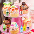 50Pcs Miniature Food Drinks Bottle Soda Pop Cans, Pretend Play Mini Kitchen Game Party Accessories for 1/12 Doll House