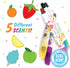 5 Count Scentco Spring Smelly Gellies - Patented Gourmet Scented Glidewrite Gel Coloring Sticks, Crayons, Highlighters