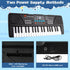 Kids 37 Keys Keyboard Piano for Beginners, Electronic Piano with Microphone Educational Musical Toys for Ages 3-6