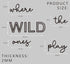 40 Playroom Wall Decor, XXL Where The Wild Ones Play Nursery Sign Wooden Wall Art Decoration for Kids Toddler Room