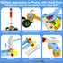 45 Pcs Kids Tool Set, Toddler Tool Box with STEM Construction Educational Toys for Ages 3-7, Wooden Kits