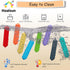 Chew Necklaces for Sensory Kids, 8 Pack Silicone Teething Necklace for Boys and Girls with Autism, ADHD, Reduce Chewing